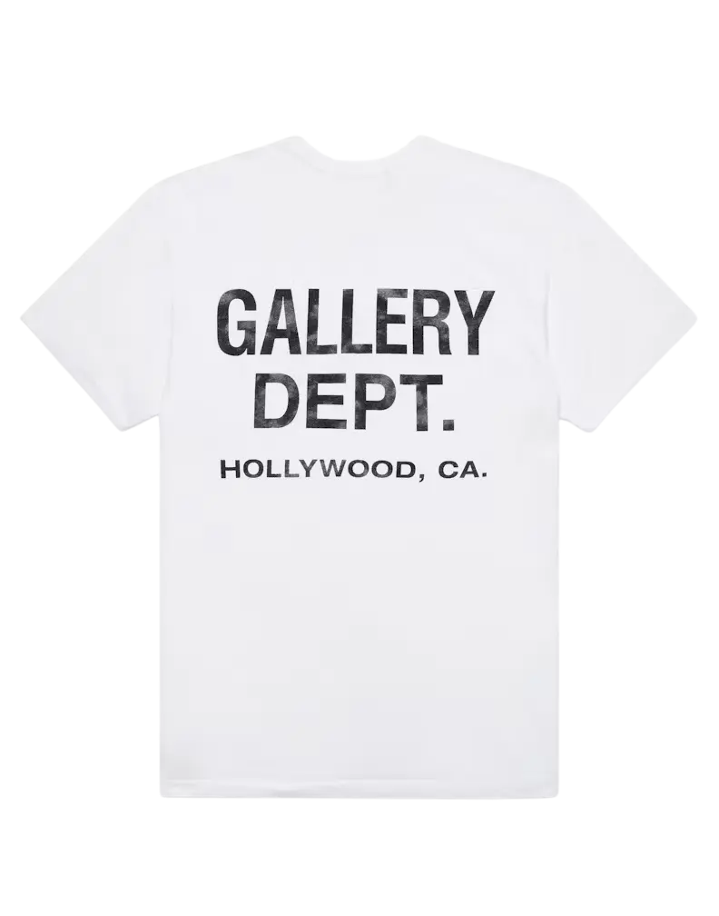 Gallery Dept. Souvenir T-Shirt White Black - Image 1