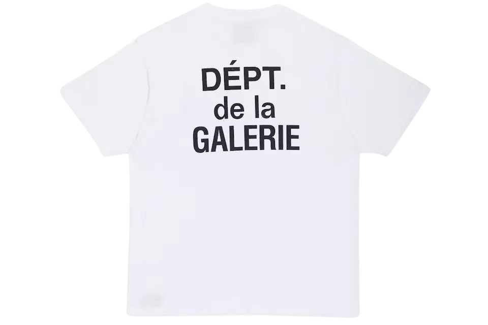 Gallery Dept. French T-shirt White/Black - Image 1