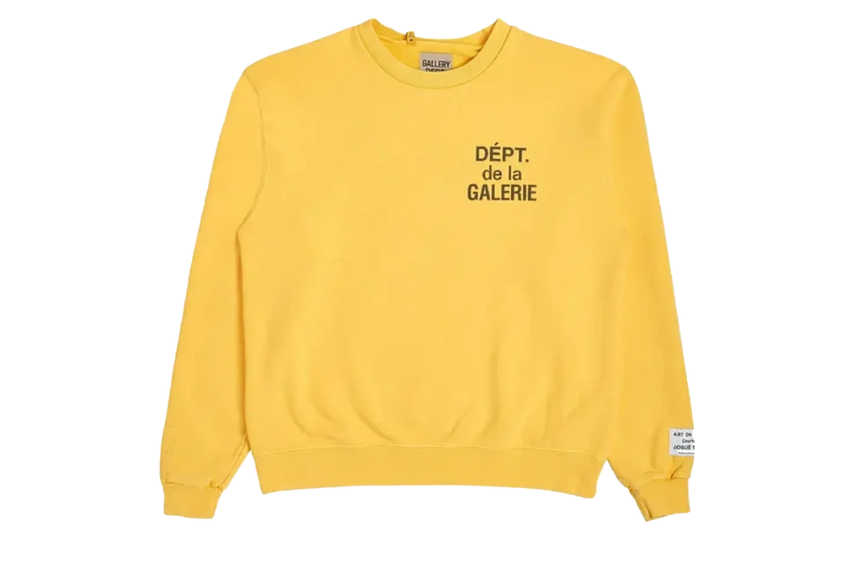 Gallery Dept. Art That Kills Reversible Crewneck Yellow