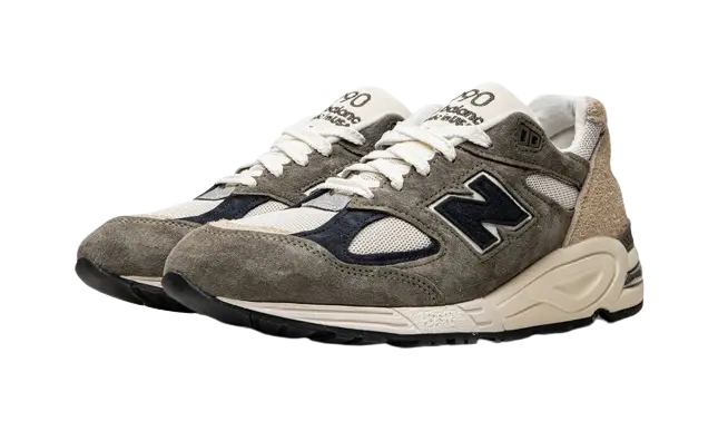 New Balance 990v2 MiUSA Grey Tan - Image 1