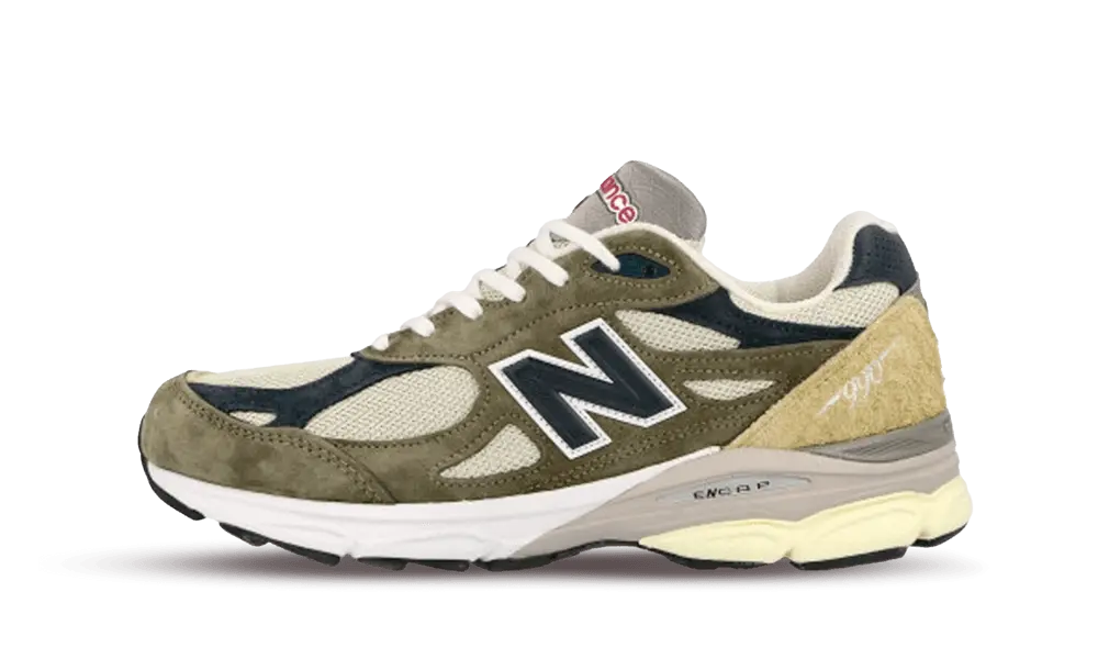 New Balance 990v3 MiUSA Grey Blue Olive