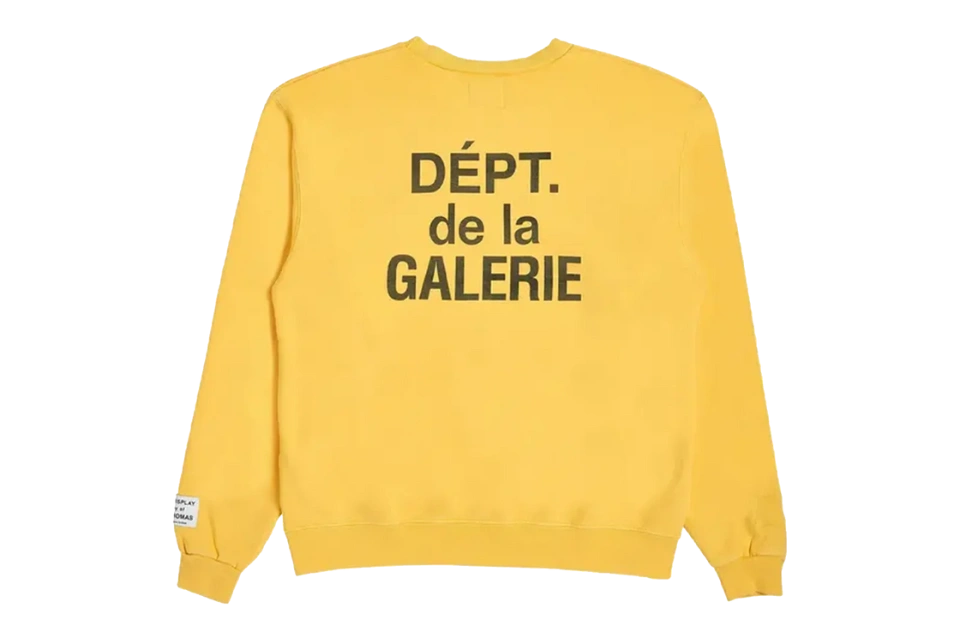 Gallery Dept. Art That Kills Reversible Crewneck Yellow - Image 1