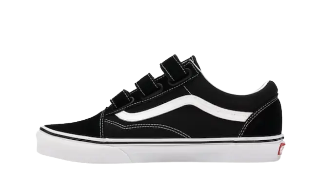 Vans Old Skool Velcro Black White