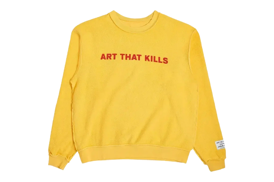 Gallery Dept. Art That Kills Reversible Crewneck Yellow - Image 2