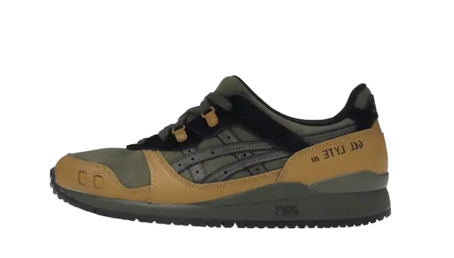 ASICS Gel-Lyte III Olive Canvas Tan Presidio