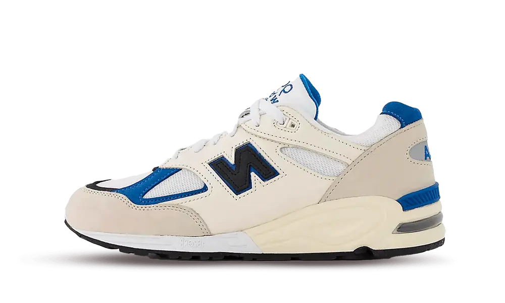 New Balance 990v2 MiUSA White Blue