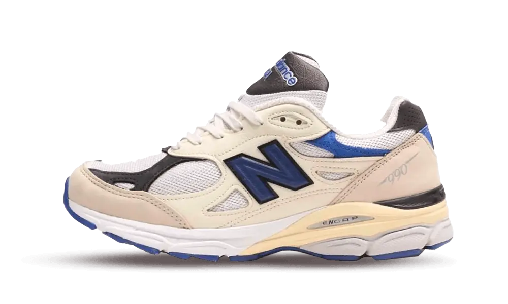 New Balance 990v3 MiUSA White Blue