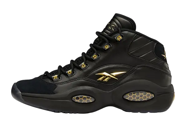 Reebok Question Mid Black Gold