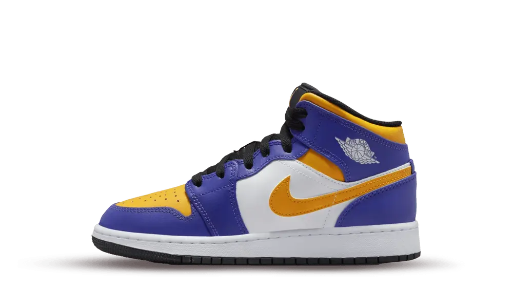 Air Jordan 1 Mid Lakers (GS)