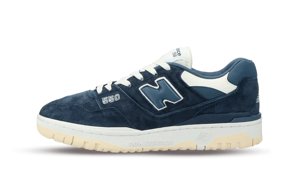 New Balance 550 Natural Indigo Suede