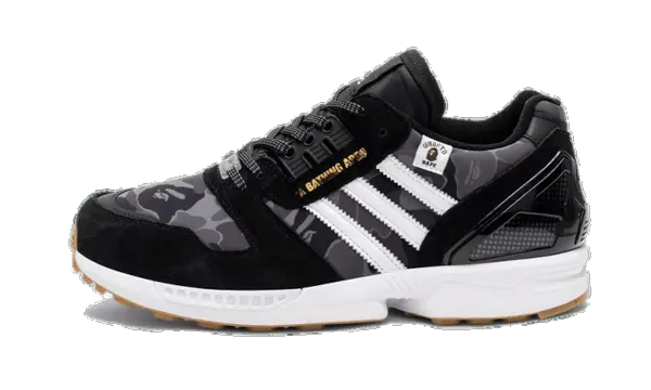 Adidas ZX 8000 Bape Undefeated Black