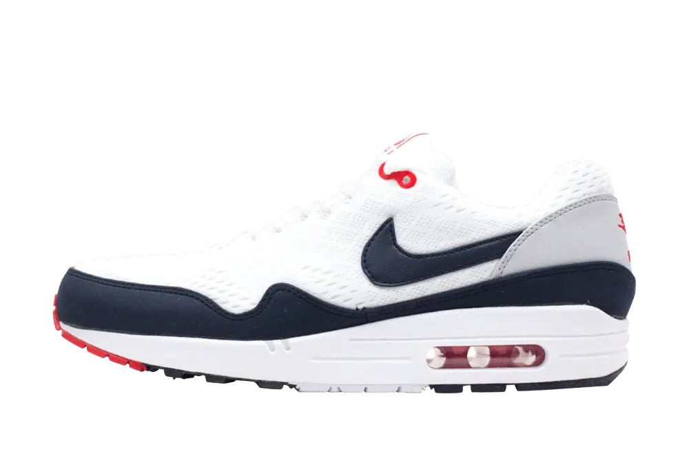 Nike Air Max 1 EM White Dark Obsidian University Red