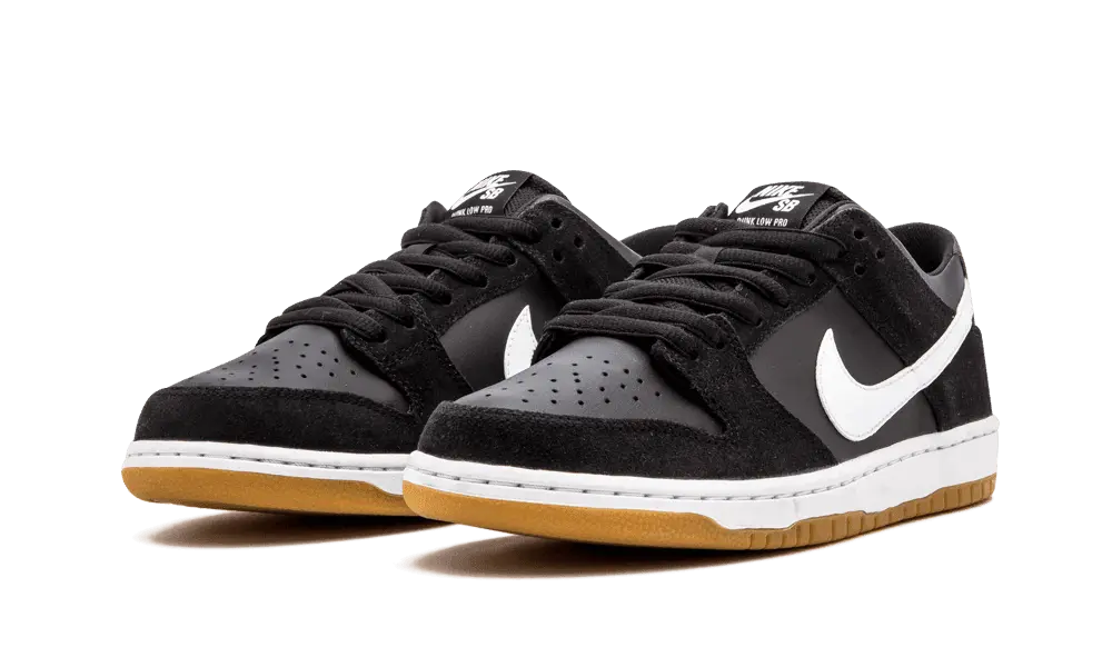 Nike SB Dunk Low Black White Gum - Image 1