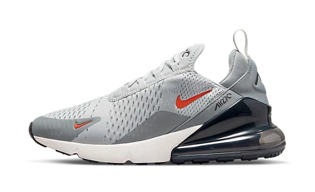 Nike Air Max 270 Grey Fog Team Orange Sail