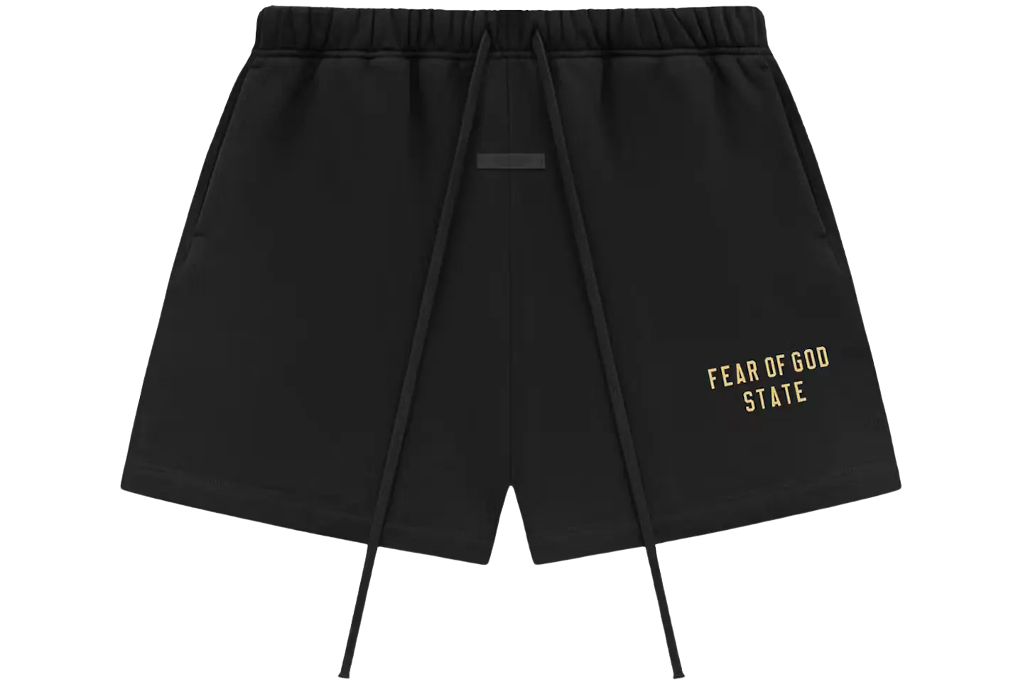 Fear of God Essentials Fleece Black Summer Set - Image 2