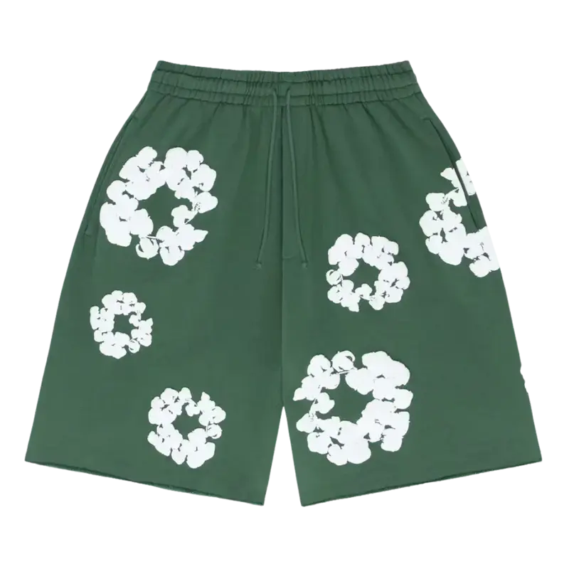 Denim Tears The Cotton Wreath Shorts Green