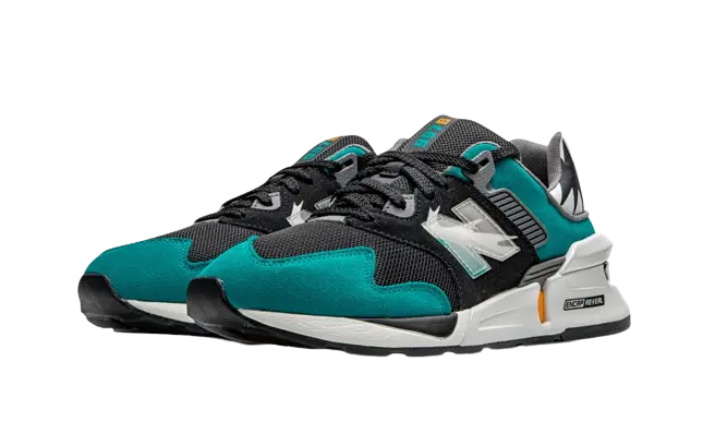 New Balance 997S Shoe Palace Great White (Teal Toe) - Image 1