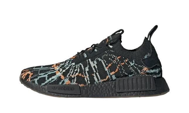 Adidas NMD R1 Primeknit Black Multicolor
