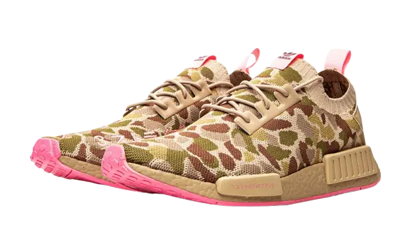 Adidas NMD R1 Primeknit Duck Camo Pink - Image 1