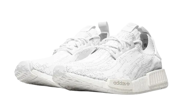 Adidas NMD R1 Primeknit Cloud White Glitch Camo - Image 1