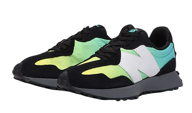 New Balance 327 Black Summer Jade - Image 1