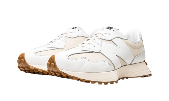 New Balance 327 White Moonbeam Gum (W) - Image 1