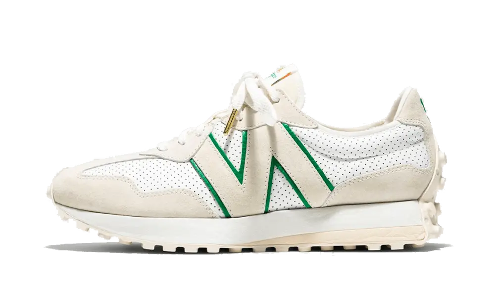 New Balance 327 Casablanca Green Logo