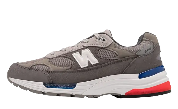 New Balance 992 Grey Blue Red