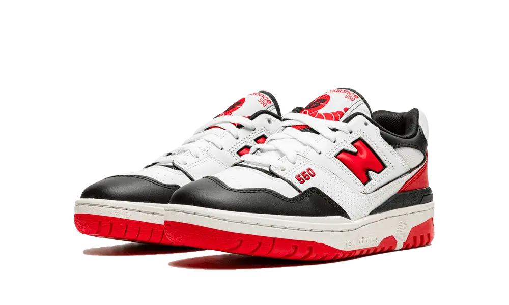 New Balance 550 White Red Black - Image 1