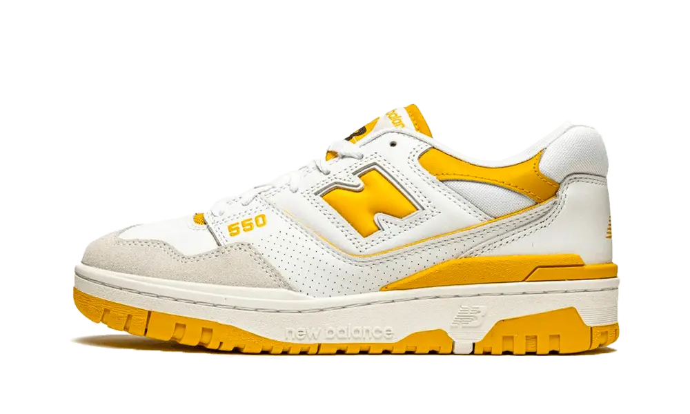 New Balance 550 Sea Salt Varsity Gold
