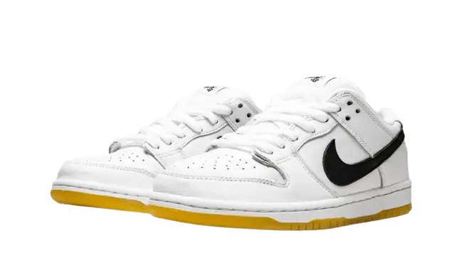 Nike SB Dunk Low Orange Label White Black - Image 1