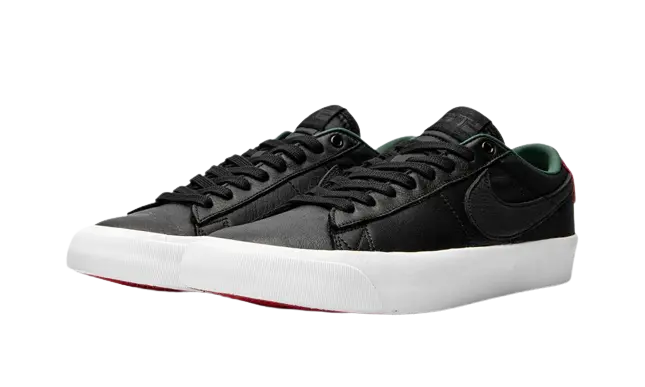 Nike SB Blazer Low GT Black Red White - Image 1