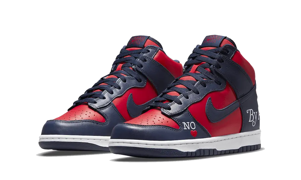 Nike SB Dunk High Supreme By Any Means Navy - Image 1