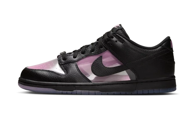 Nike Dunk Low Retro Transparent Black Pink Rise