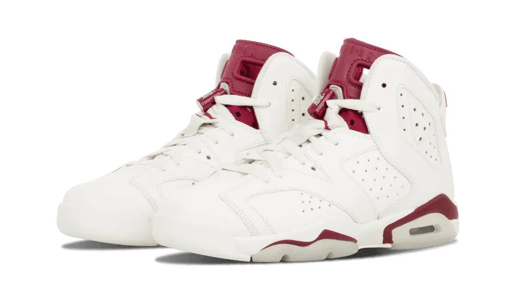 Jordan 6 Retro Maroon (2015) (GS) - Image 1