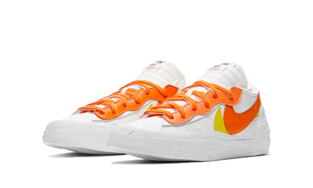 Nike Blazer Low Sacai White Magma Orange - Image 1