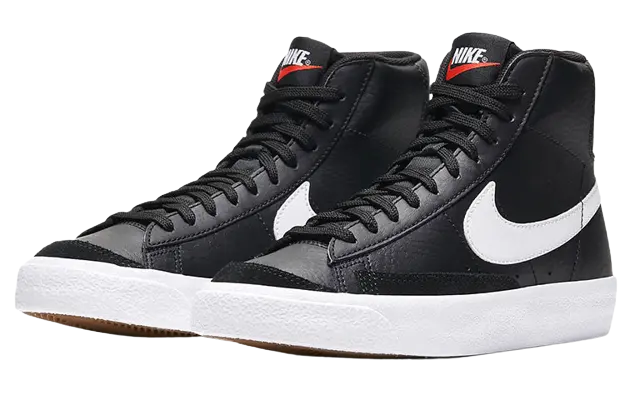 Nike Blazer Mid 77 Black White (GS) - Image 1