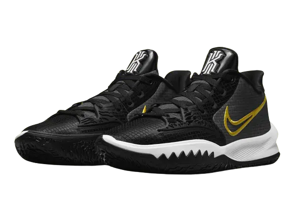 Nike Kyrie 4 Low Black Yellow - Image 1