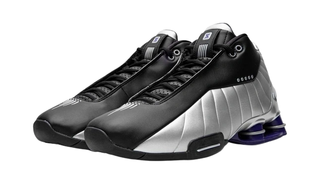 Nike Shox BB4 Black Silver Lapis - Image 1