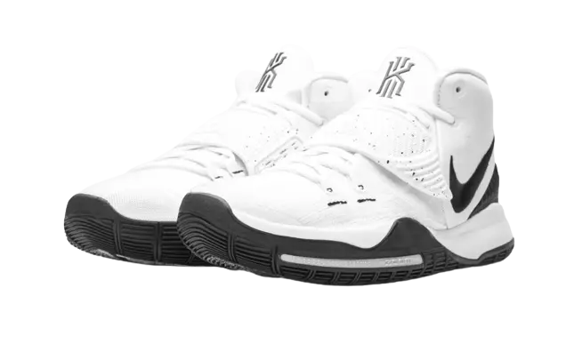 Nike Kyrie 6 White Black - Image 1