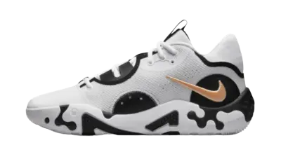 Nike PG 6 White Black Orange Chalk