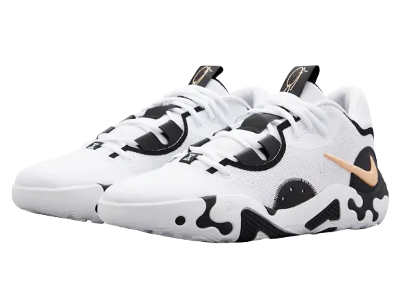 Nike PG 6 White Black Orange Chalk - Image 1