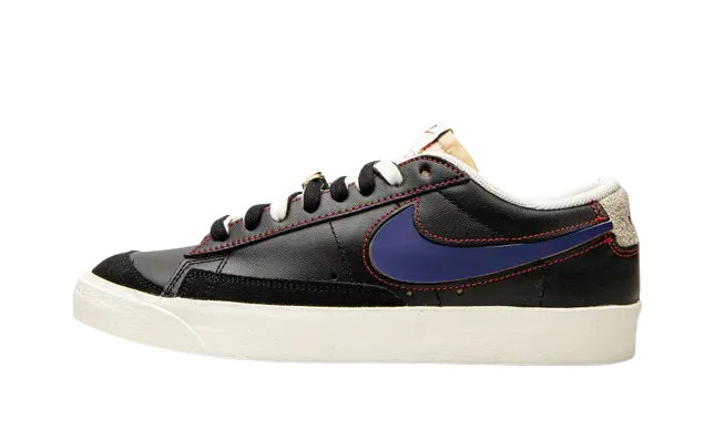 Nike Blazer Low 77 Black Natural Removable Swoosh