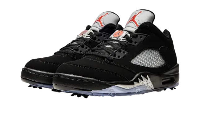 Air Jordan 5 Retro Low Golf Black Metallic - Image 1