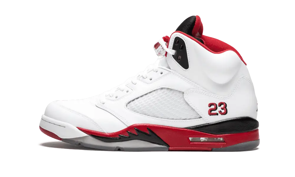 Jordan 5 Retro Fire Red Black Tongue (2013)