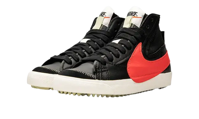 Nike Blazer Mid 77 Jumbo Black Bright Crimson - Image 1