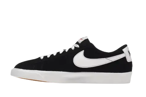 Nike Blazer Low Premiuim Vintage Suede Black White