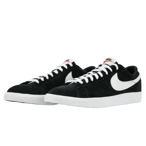 Nike Blazer Low Premiuim Vintage Suede Black White - Image 1