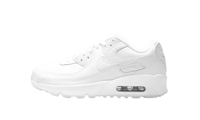 Nike Air Max 90 Recraft Triple White (GS)
