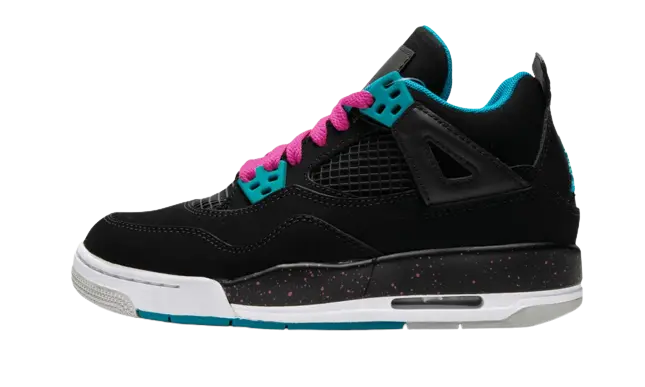 Jordan 4 Retro Black Vivid Pink Dynamic Blue (GS)